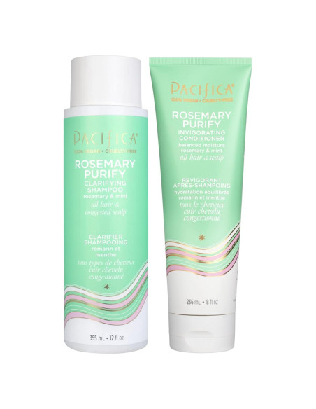 Conjunto Champú y Acondicionador Pacifica Romero y Menta 591 ml
