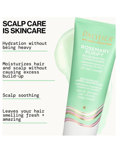 Conjunto Champú y Acondicionador Pacifica Romero y Menta 591 ml