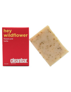 Jabón Exfoliante Natural Hey Wildflower - Albahaca, Menta, Limón, Ylang-Ylang