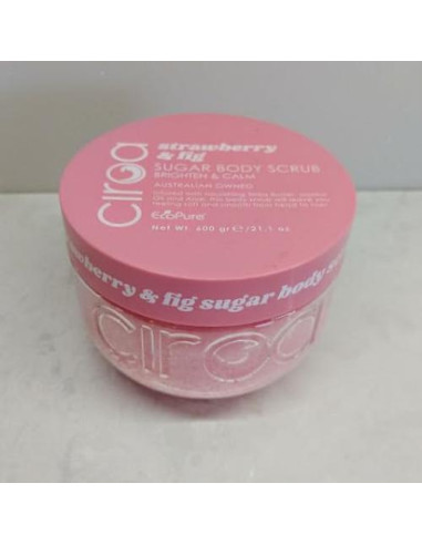 Exfoliante Corporal Ciroa Fresa y Higo 600g Manteca de Karité