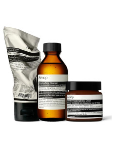 Kit de Cuidado Facial Aesop - Crema, Limpiador y Exfoliante