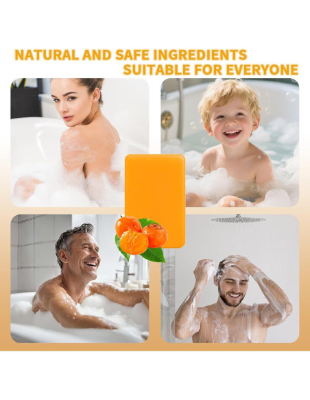 Jabón de Caqui Natural Genérico 100g - Hidratante y Desodorante