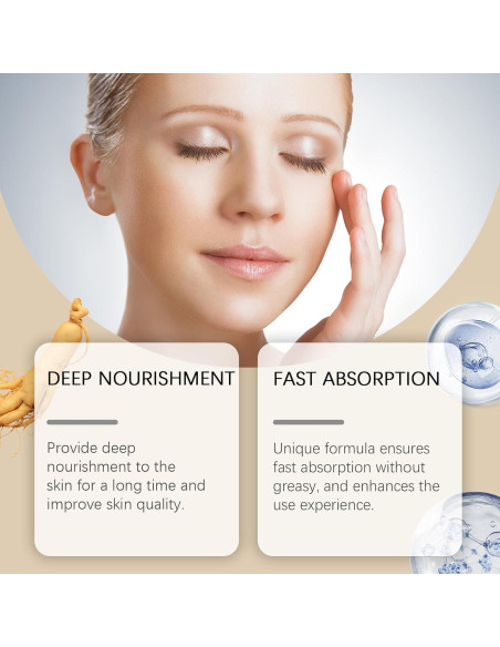 Crema Rejuvenecedora de Ginseng Gcdat 60 g - Hidratante Facial