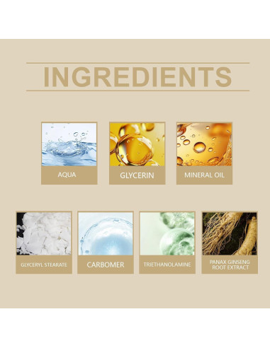 Crema Rejuvenecedora de Ginseng Gcdat 60 g - Hidratante Facial