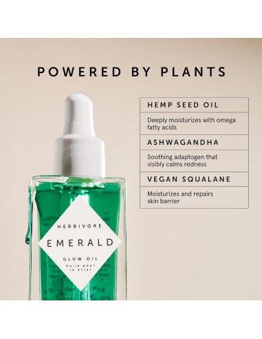 Aceite Facial Herbivore Emerald 30 ml - Hidratante Vegano