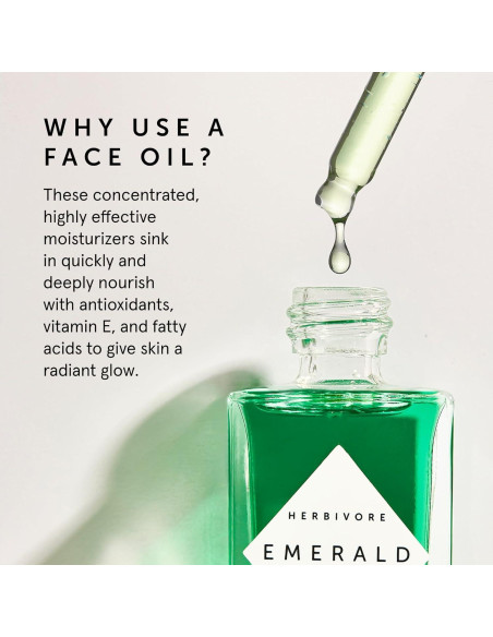 Aceite Facial Herbivore Emerald 30 ml - Hidratante Vegano