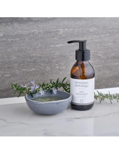 Aceite de Baño Detox Elemental Herbology 148 ml - Aromaterapia Estimulante