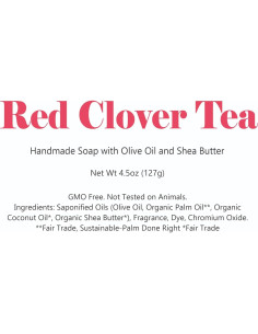 Jabón Orgánico de Té de Trébol Rojo Glowonder - 3 Piezas 2