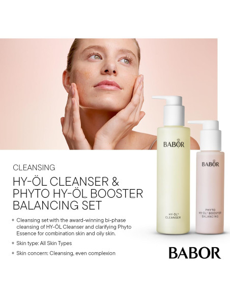 Set Limpiador Doble Babor HY-OL para Piel Mixta y Grasa