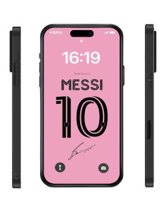 Funda Bumper ZERMU para iPhone 16 Pro 6.3" Messi Inter Miami 2