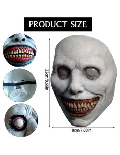 Máscara de Demonio Sonriente Huaerle para Halloween 2