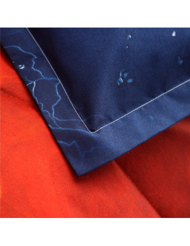 Conjunto de Edredón Deportivo NTBED Rugby Completo Naranja