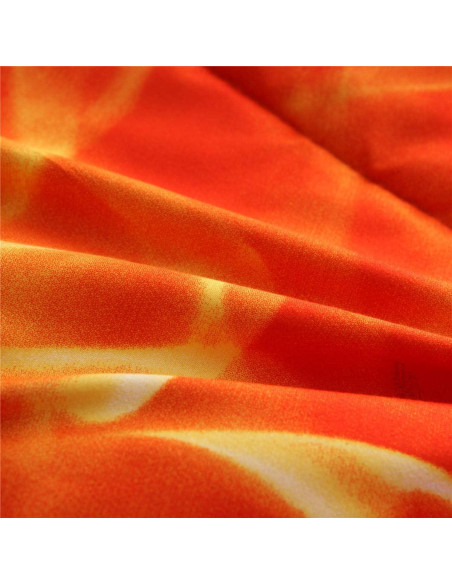 Conjunto de Edredón Deportivo NTBED Rugby Completo Naranja