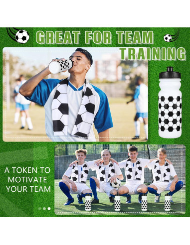 Kit Fiesta Deportiva HunnmingRe: 12 Botellas 591ml + 12 Toallas 101.6x30.5cm