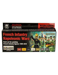 Juego de Pintura Acrílica Vallejo Infantería Francesa 139.5 ml