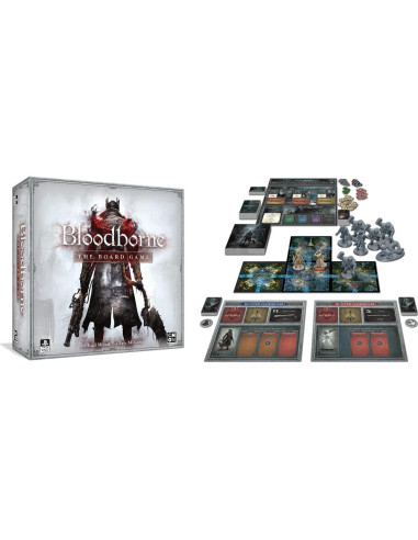 Bloodborne Juego de Mesa CMON | Estrategia y Aventura 1-4 Jugadores