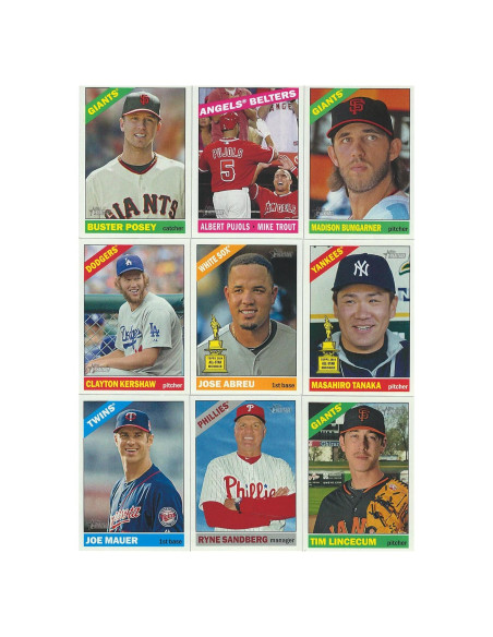 Conjunto Completo 425 Tarjetas Béisbol Topps Heritage 2015