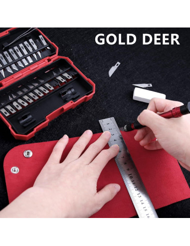 Juego de Cuchillos de Precisión GOLD DEER 29 Piezas