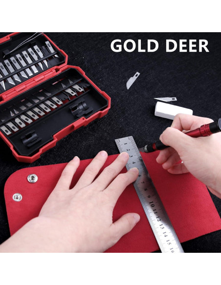 Juego de Cuchillos de Precisión GOLD DEER 29 Piezas