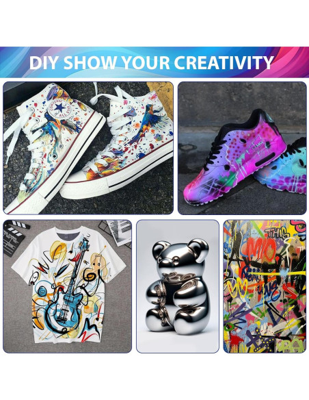 Juego de Pintura Aerográfica 24 Colores BLESTALIDO 20ml