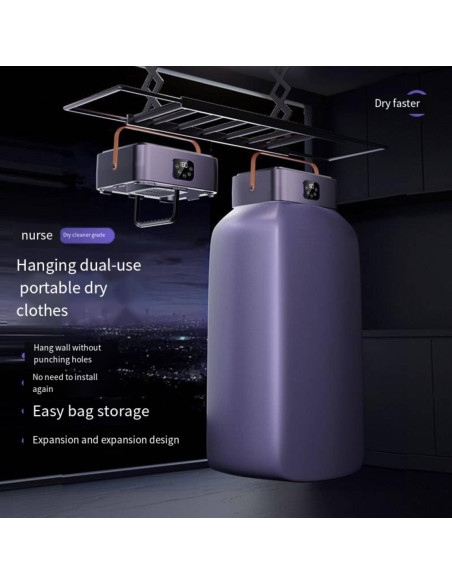 Secadora de Ropa Portátil DJ.KEKAO 20KG 650W Pantalla Táctil