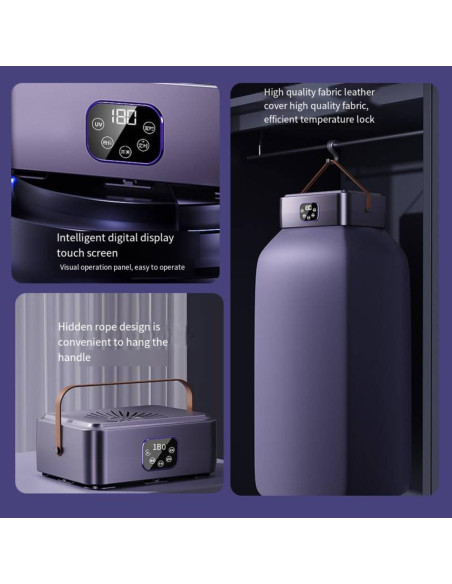 Secadora de Ropa Portátil DJ.KEKAO 20KG 650W Pantalla Táctil