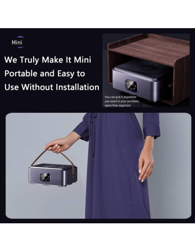 Secadora de Ropa Portátil DJ.KEKAO 20KG 650W Pantalla Táctil