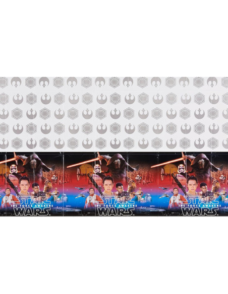 Cubierta de mesa de plástico Star Wars Episodio VII 137x244 cm