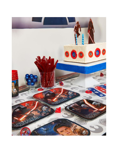 Cubierta de mesa de plástico Star Wars Episodio VII 137x244 cm