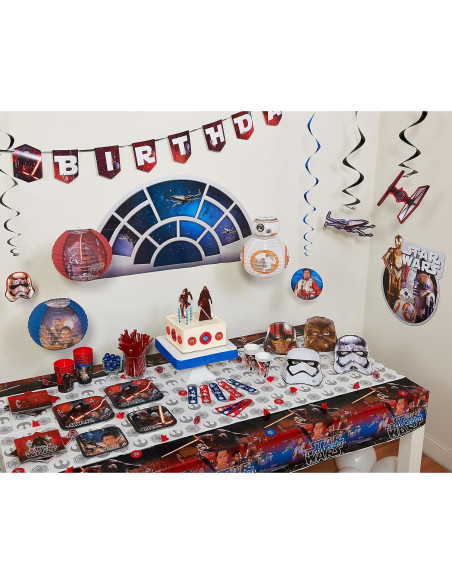 Cubierta de mesa de plástico Star Wars Episodio VII 137x244 cm