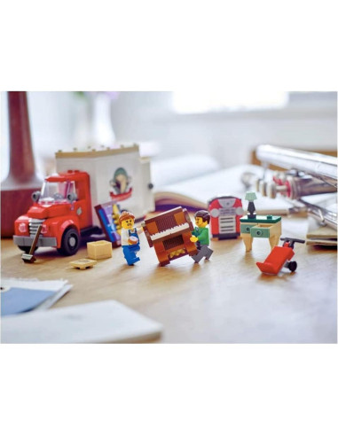 Lego Icons Camión de Mudanza 40586 con Minifiguras