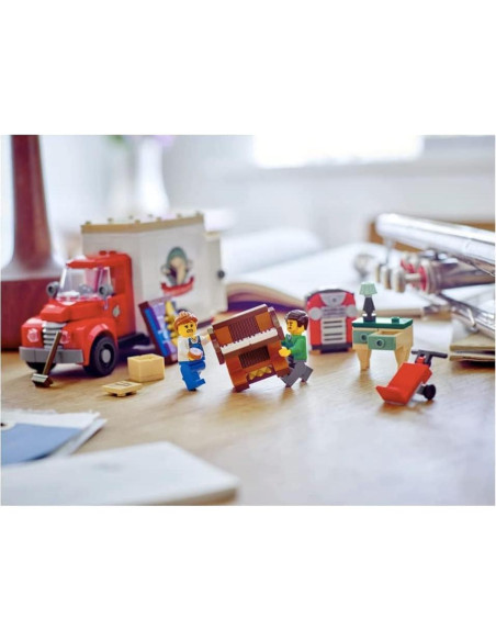 Lego Icons Camión de Mudanza 40586 con Minifiguras
