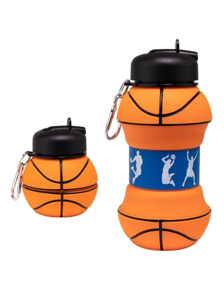 Botella de Agua Plegable MR SAARO 1L Silicona Libre BPA Botella de Agua Plegable MR SAARO 1L Silicona Libre BPA