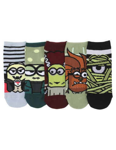 Calcetines de Tobillo para Mujeres Despicable Me - 5 Pares