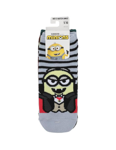 Calcetines de Tobillo para Mujeres Despicable Me - 5 Pares