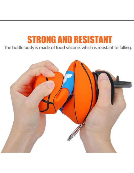 Botella de Agua Plegable MR SAARO 1L Silicona Libre BPA Botella de Agua Plegable MR SAARO 1L Silicona Libre BPA