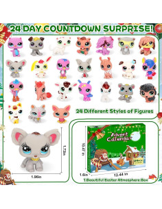 Calendario de Adviento Tidiuea 2025 para Mascotas - 24 Figuras 2