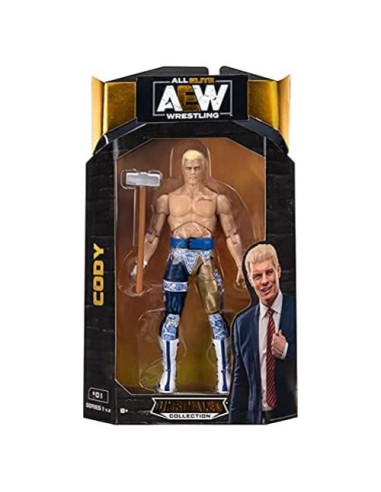Figura de Acción Cody Rhodes AEW Unrivaled 1B Variante 16.5 cm