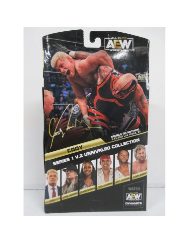 Figura de Acción Cody Rhodes AEW Unrivaled 1B Variante 16.5 cm