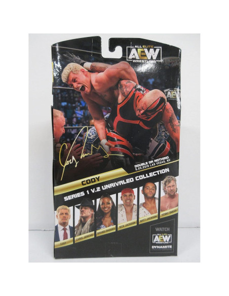 Figura de Acción Cody Rhodes AEW Unrivaled 1B Variante 16.5 cm