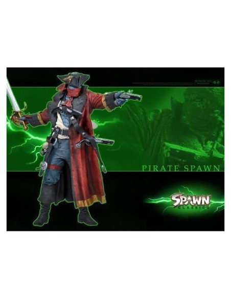 Figura de Acción Clásica McFarlane Pirate Spawn 21.1cm Figura de Acción Clásica McFarlane Pirate Spawn 21.1cm