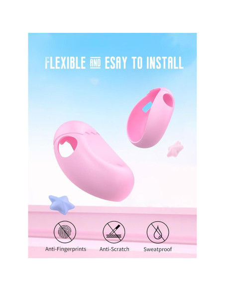 Funda de Silicona Suave FJIASTB para Tamagotchi Paradise Azul