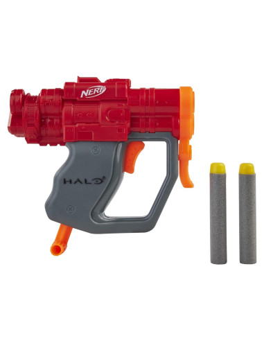 Lanzador Nerf MicroShots Halo SPNKr con 2 Dardos Elite