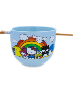 Juego de Vajilla Cerámica Hello Kitty Toynk - Tazón Ramen 590g 2