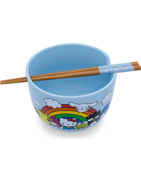Juego de Vajilla Cerámica Hello Kitty Toynk - Tazón Ramen 590g