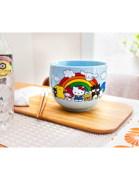 Juego de Vajilla Cerámica Hello Kitty Toynk - Tazón Ramen 590g