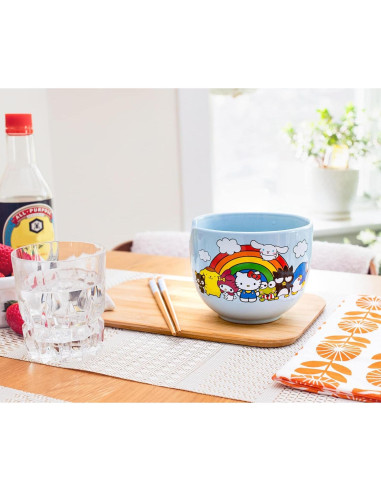 Juego de Vajilla Cerámica Hello Kitty Toynk - Tazón Ramen 590g