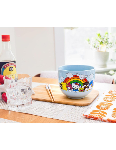 Juego de Vajilla Cerámica Hello Kitty Toynk - Tazón Ramen 590g