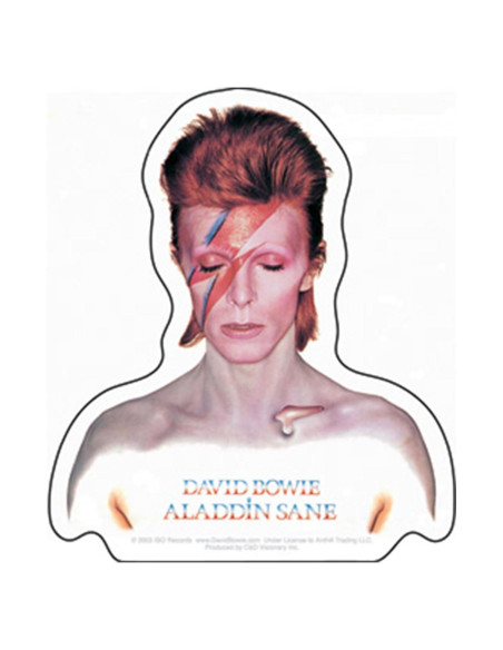 Sticker David Bowie Aladino C&D Visionary 10.16x8.89cm