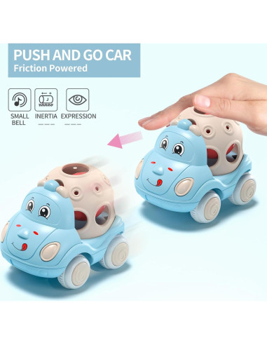 Juguetes de Coche para Bebés xFFFun 4 Pack Sonajeros 6-18 Meses